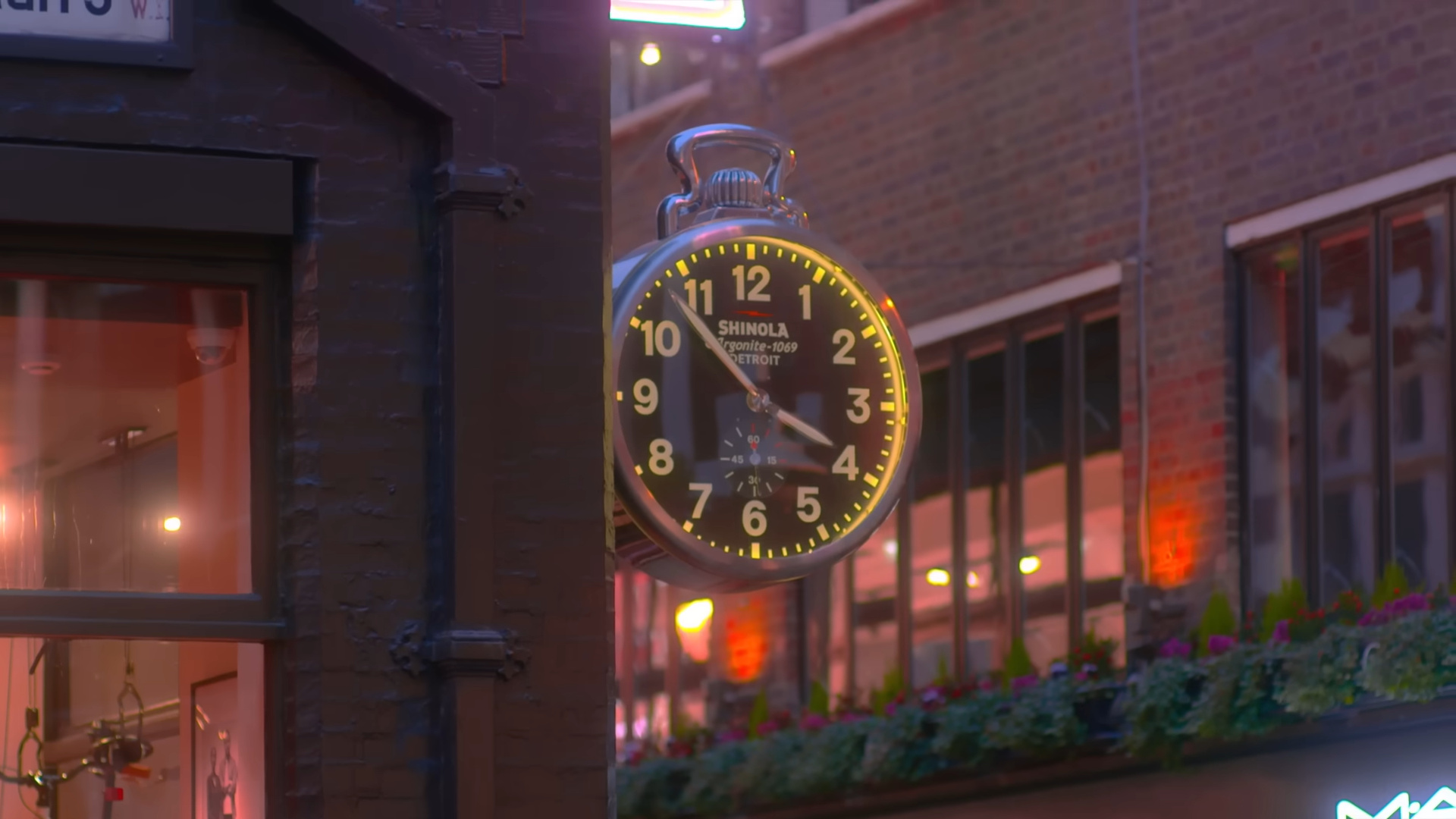 A clock on the side of a building.